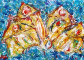 de la série "Les Maisons", 70x50