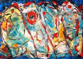 de la série "Les Maisons", 70x50