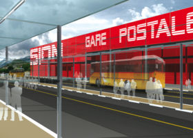 Gare routière (postale)